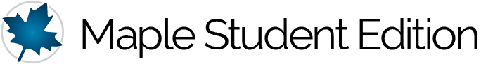 Maple Student Edition logo