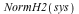 NormH2(sys)
