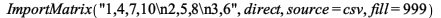 ImportMatrix(