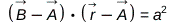 Typesetting:-delayDotProduct(Physics:-Vectors:-`+`(B_, `+`(`-`(A_))), Physics:-Vectors:-`+`(r_, `+`(`-`(A_)))) = Physics:-Vectors:-`^`(a, 2); 