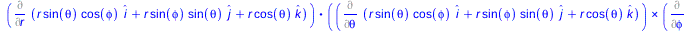 Typesetting:-mprintslash([Physics:-Vectors:-`.`(%diff(`+`(`*`(r, `*`(sin(theta), `*`(cos(phi), `*`(_i)))), `*`(r, `*`(sin(phi), `*`(sin(theta), `*`(_j)))), `*`(r, `*`(cos(theta), `*`(_k)))), r), Physi...