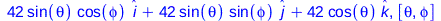 `+`(`*`(42, `*`(sin(theta), `*`(cos(phi), `*`(_i)))), `*`(42, `*`(sin(theta), `*`(sin(phi), `*`(_j)))), `*`(42, `*`(cos(theta), `*`(_k)))), [theta, phi]
