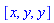 [x, y, y]