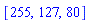 [255, 127, 80]