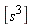[s^3]