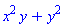 x^2*y+y^2