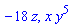-18*z, x*y^5