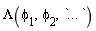 Lambda(phi[1], phi[2], `...`)