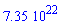 0.735e23