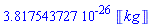 0.3817543727e-25*Unit([kg])
