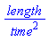 length/time^2