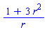 (1+3*r^2)/r