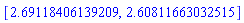 [2.69118406139209, 2.60811663032515]