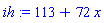 113+72*x