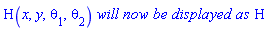 Eta(x, y, theta[1], theta[2])*`will now be displayed as`*Eta
