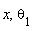 x, theta[1]