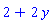 2+2*y