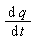 diff(q(t), t)