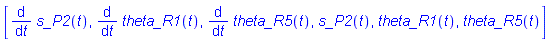 [diff(s_P2(t), t), diff(theta_R1(t), t), diff(theta_R5(t), t), s_P2(t), theta_R1(t), theta_R5(t)]