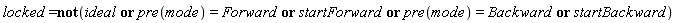 locked = `not`(ideal or pre(mode) = Forward or startForward or pre(mode) = Backward or startBackward)