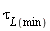 tau[L(min)]