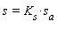 s = K[s]*s[a]