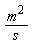m^2/s