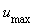 u[max]