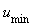 u[min]