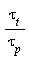 tau[t]/tau[p]