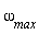 omega[max]