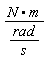 (N.m)*s/rad