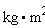 kg.(m^2)