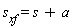 s[xf] = s+a