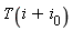 T(i+i[0])