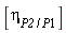 [eta[P2*`1`/P]]