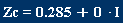 Zc = .285+0*I