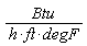Btu/(h*ft*degF)