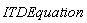 ITDEquation