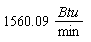 1560.09*Btu/min