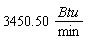 3450.50*Btu/min