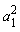 a[1]^2