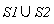 `union`(S1, S2)