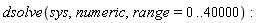 dsolve(sys, numeric, range = 0 .. 40000)