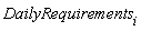 DailyRequirements[i]