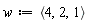 w := `<,>`(4, 2, 1)