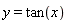 y = tan(x)