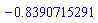 -.8390715291