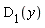 D[1](y)