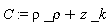 C := rho*_rho+z*_k